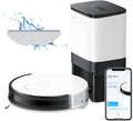 RV10 de Tapo, robot aspirador, TP-Link Tapo Plus Aspiradora robótica y trapeador + Base Inteligente de Vaciado automático, succión de 4 Niveles de