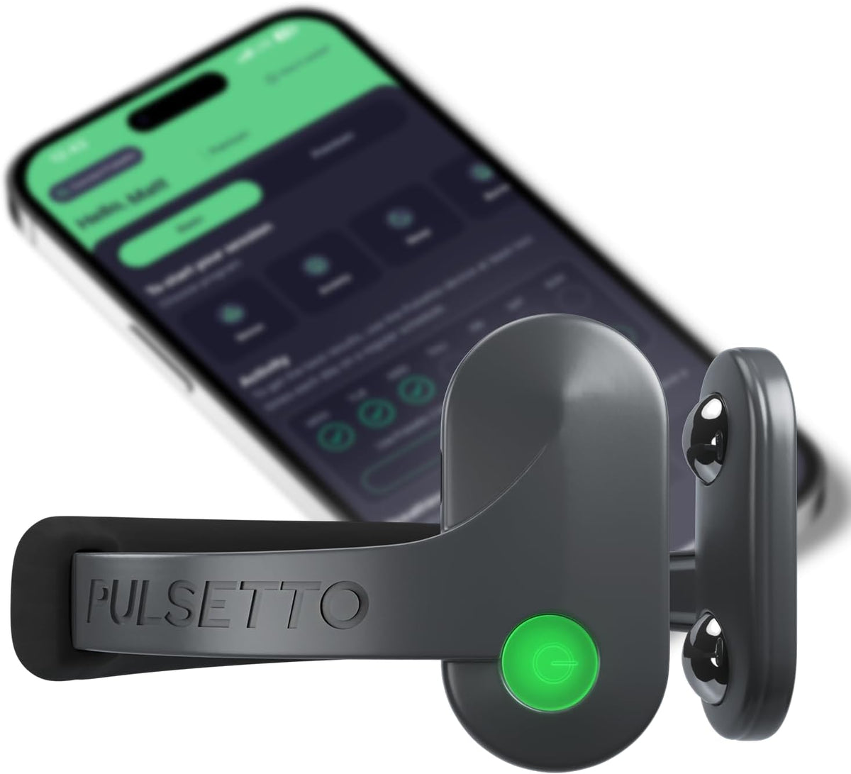 Pulsetto Electroestimuladores musculares y nervioso, Lite (V1) Dispositivo Portátil de Bienestar - Apoyo para La Relajación y El Bienestar Diario