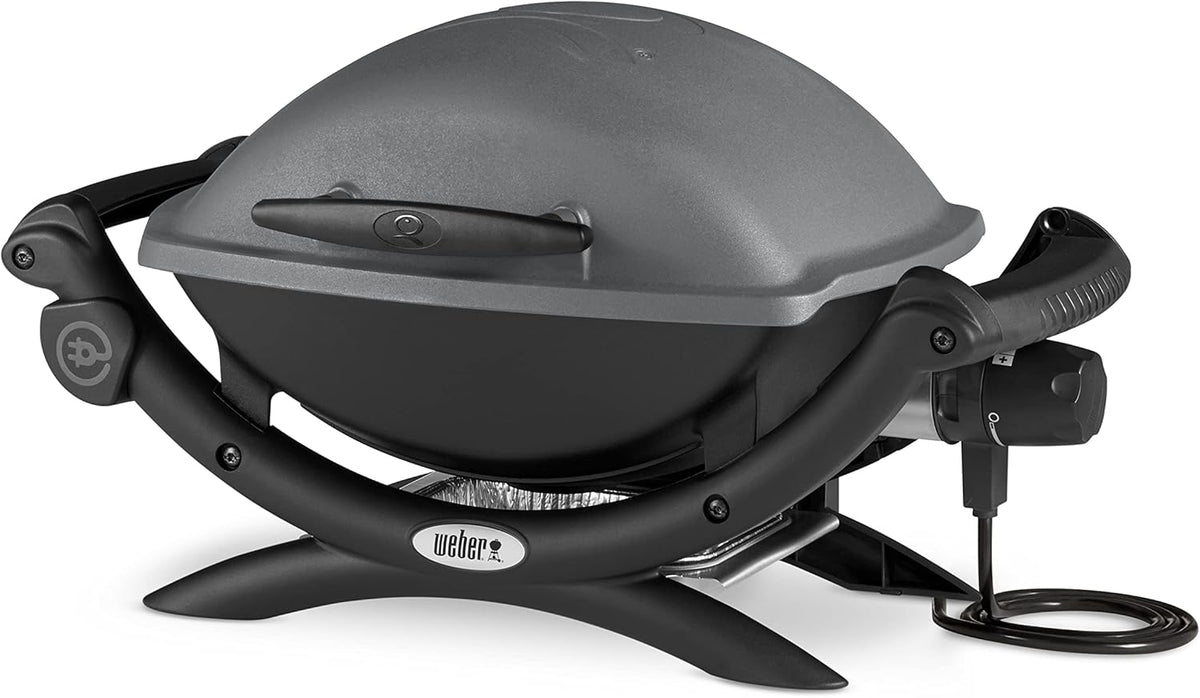 Weber Parrillas eléctricas de exterior, Q 1400 Dark Grey