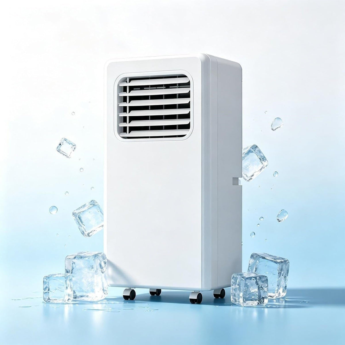 LONGCAO Aire acondicionado portátil, Portátil 12000BTU, Enfriador de Aire de Pie Potente para Salón, Dormitorio y Cuarto de Juegos, Unidad AC Compacta