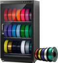Accesorios de impresora 3D Armario de Secado para filamento 3D, Caja de Almacenamiento Antihumedad con Capacidad para 10-12/15-21 bobinas de filamento