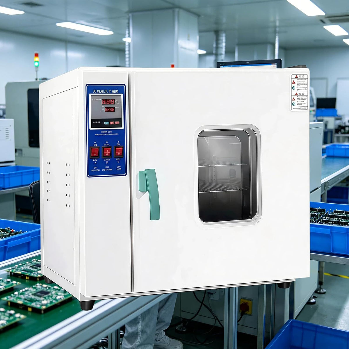 Genérico Horno de convección, Estufa de Laboratorio, Estufa de Secado Industrial de 220 V, Horno de Secado Al VacíO Estufa de Secado de Laboratorio de