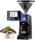 Molinillos de café eléctricos con cuchilla cafetera espresso comercial, Muelas planas acero inoxidable 60mm Black-500ml, ZenHailure