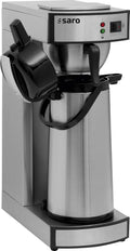 SARO Cafeteras de goteo, THERMO 24 Cafetera con termo con bomba de acero inoxidable, 2, 2 l, infusión en aprox. 5-6 min, protección de funcionamiento