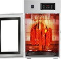 Deshidratador Secador De Carne Giratorio 360°, 800 W Madurador En Seco, con 14 Ganchos Y Panel De Control LED, Capacidad De 7, 5 Kg, Temperatura