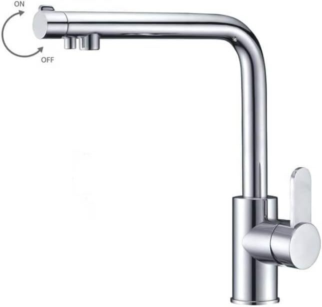 Grifos de fregadero de cocina táctil MICE - Grifo de cocina monomando con osmosis - Giratorio 360 ° con caño alto para fregadero - OSMOSIS 2 VIAS