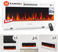 Chimenea eléctrica de KAMINIO, ® Marlon Pro 42 Chimenea eléctrica Decorativa con Calefactor
