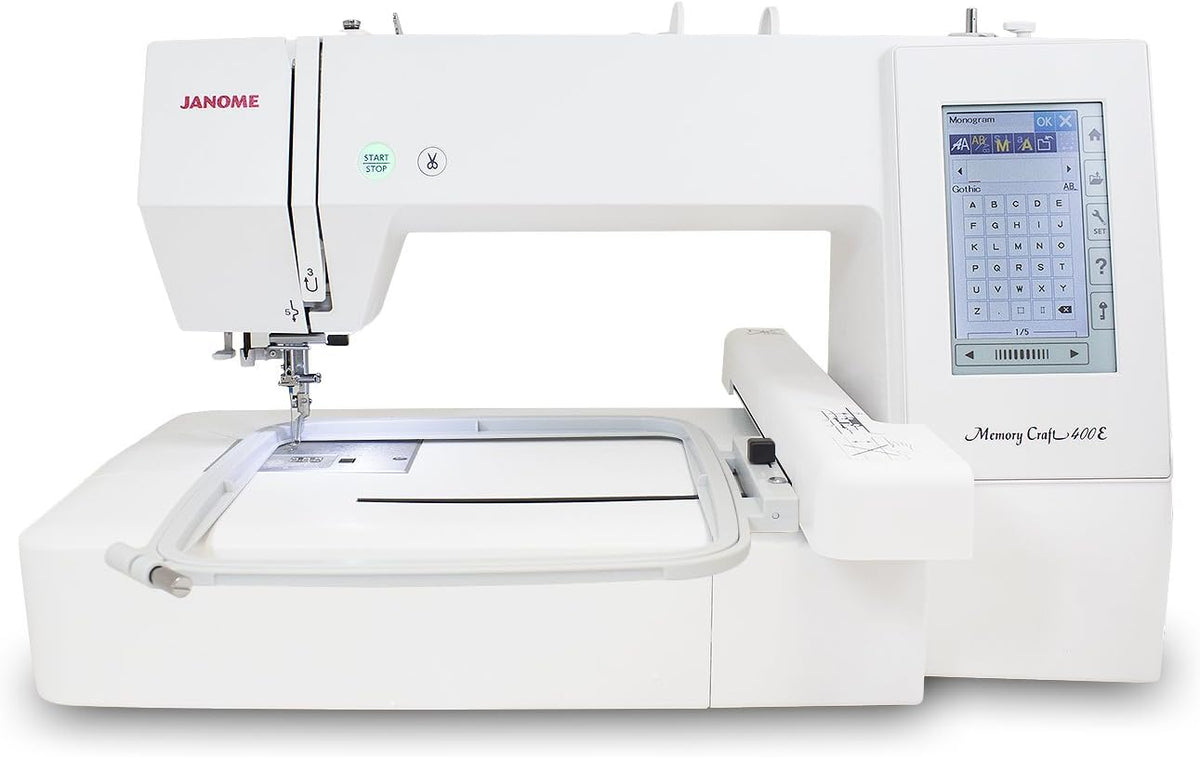 400E de Janome, máquinas de bordar, Memory Craft Embroidery Machine