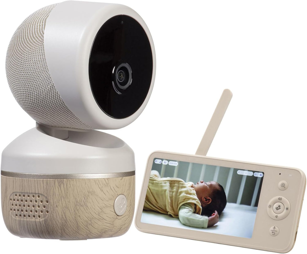 Maxi-Cosi Monitores de vídeo, See2 Plus, Cámara vigilancia bebe con visión nocturna, Conexión con app, CryAssist, Vídeo UltraHD (2K), `Pantalla 5, 5'