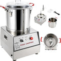 SHUMIAO Picadoras de carne, Procesador De Alimentos Comercial De 1400 W, Motor De 1400 RPM, Cortador De Verduras Eléctrico De Acero Inoxidable, para