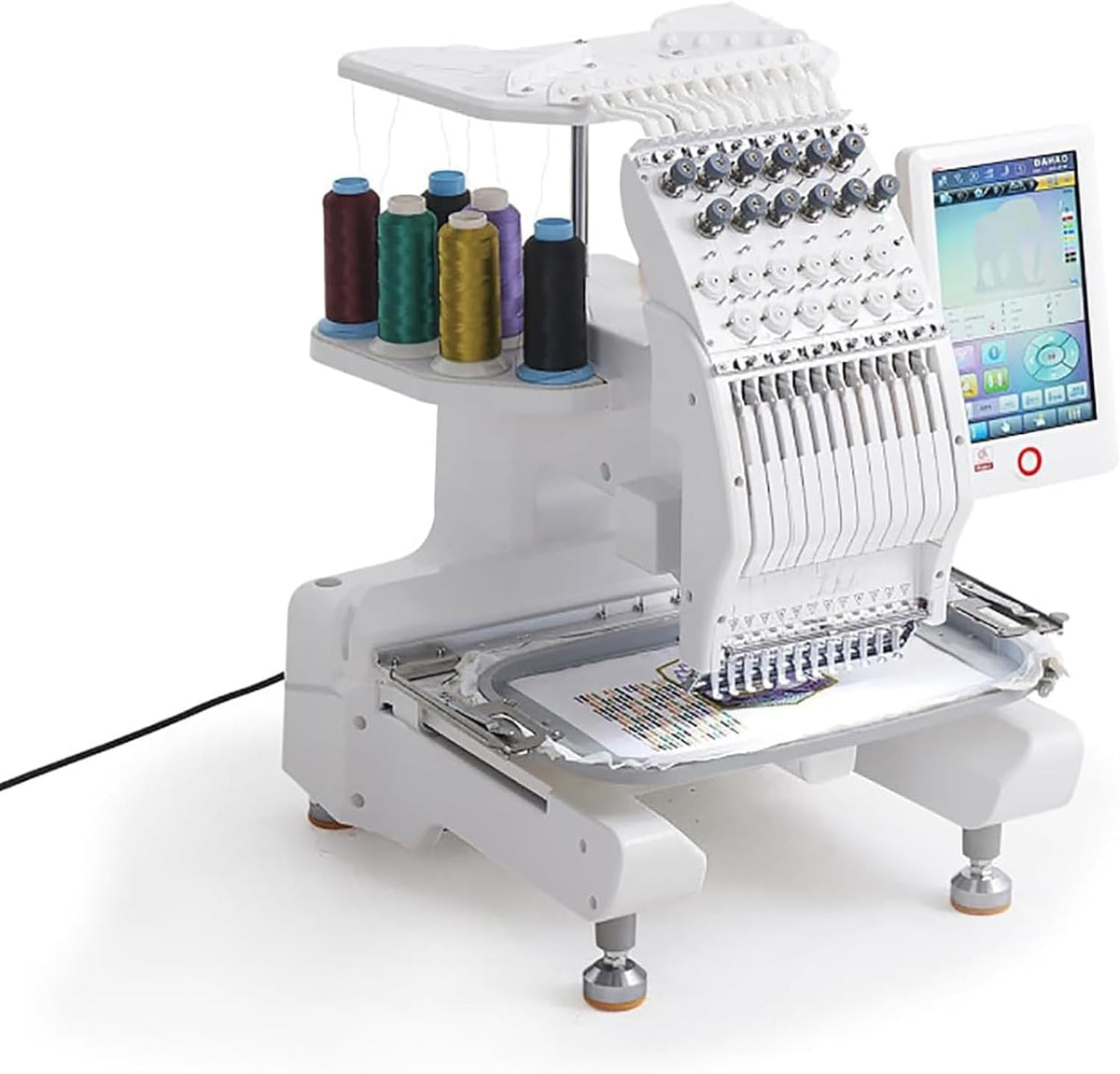 Máquinas de bordar Máquina de bordado computarizada totalmente automática para sombreros y ropa, gran área de bordado, alta velocidad, Generic