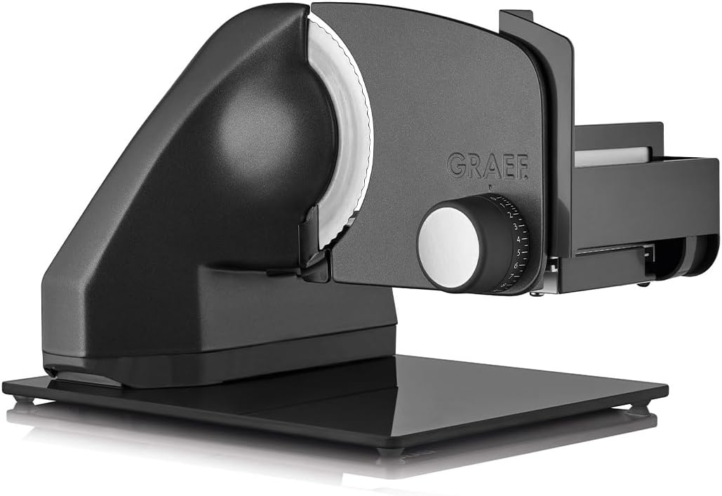 Cortafiambr GRAEF Classic C95 - Cortafiambres eléctrico, 170 W, cuchilla Ø170 mm, inclinable 30°, metálico, Fabricado en Alemania, corte 0-20 mm