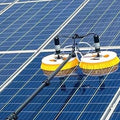 Lakenbroade GPAA7 Escobillas de goma, Máquina de Limpieza de Lavado de Paneles fotovoltaicos con Varilla telescópica, Equipo de Limpieza de Paneles
