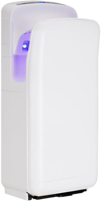 Secadores de mano Secador de manos automático de aire pulsado, 2000 W, secado ultrarrápido 3-6 secos, sin contacto, ABS antibacteriano, fijación de