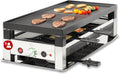 Solis Raclett, 5 in 1 Table Grill 791 Parrilla Electrica de Mesa - Plancha Electrica para Cocinar - 1400W - Apto para Barbacoa - Raclette - Wok