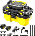 Aspiradoras industriales para sólidos y líquido Aspiradora InaláMbrica Para SóLidos Y LíQuidos, Motor Sin Escobillas De 3000 W, 2 BateríAs De 4, 0 Ah
