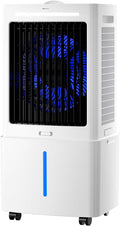 Aire acondicionado portátil Meedlopia, Portátil sin Ventana, Enfriador de Aire 3 en 1 con Tanque de Agua de 6.6 Gal, Control Remoto, 3 Velocidades