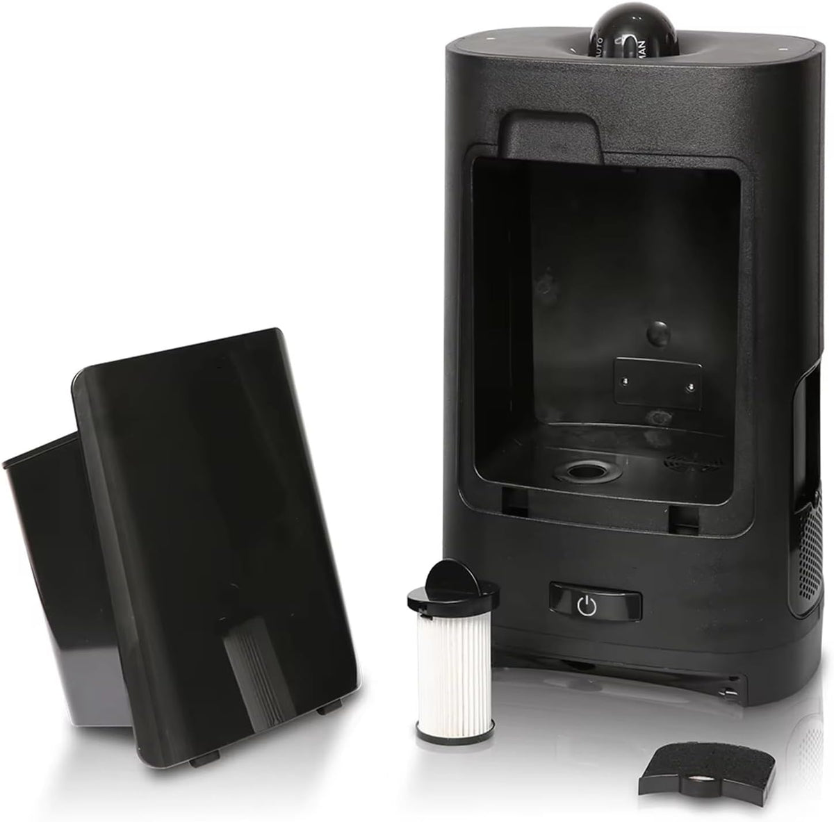 Aspiradoras escoba de RETRIN, 1400 W electrónico Cubo de Basura Professional, Aspirador de Pelo Escoba Eléctrica con Sensor Automático 2.7L, Alta