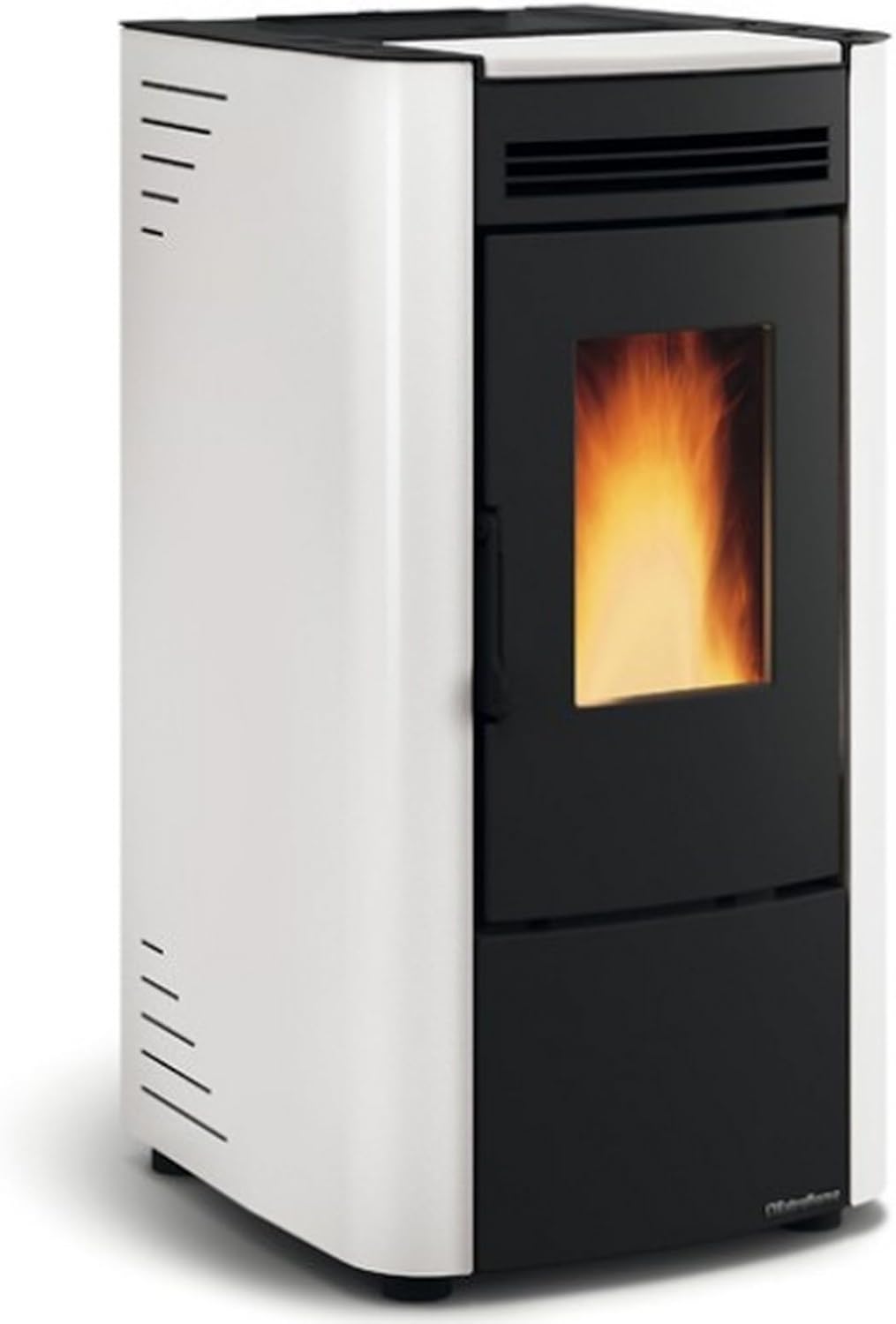 Hornos chimenea Estufa de pellets 'Ketty' color blanco, Extraflame