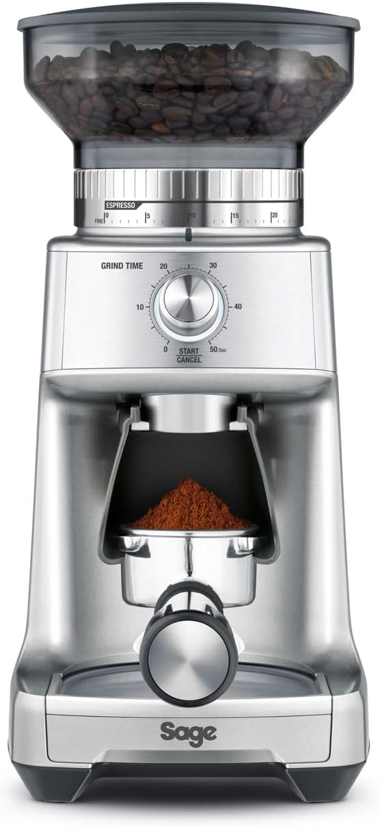 Amoladoras eléctrica Sage, Dose Control Pro, Molinillo de Café Eléctrico de Precisión, Plata