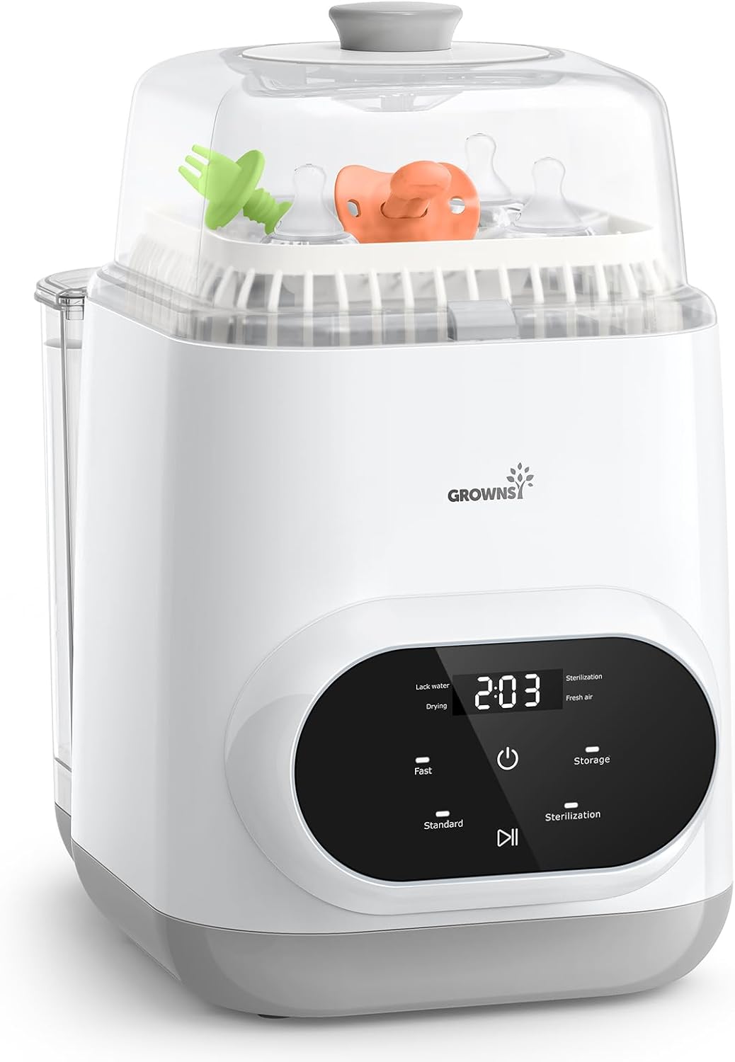 Esterilizador EaseClean Lavabiberones Pro 4 en 1, GROWNSY