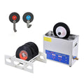 Suministros de limpieza de laboratorio Genérico, Limpiador Ultrasónico de Discos de Vinilo Sistema de Limpieza 6.5L con Lavadora y Rejilla de Secado