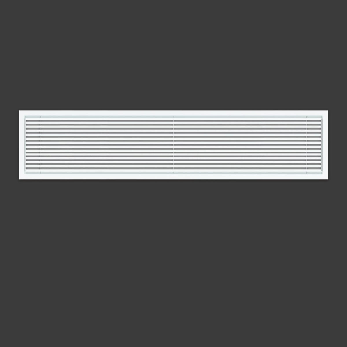 Rejillas, difusores y respiradero Powrocket, Rejilla de aire de barra lineal de 36 x 8 pulgadas, rejillas de suministro de aire de aluminio/retorno