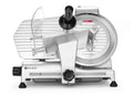 HENDI Cortafiambr, Cortadora eléctrica de carne, cortafiambres multiusos, Profi Line 250, Ø cuchilla: 250mm, espesor de corte (0-12mm), 220-240V, 320W