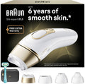 PL5431 de Braun, sistemas de depilación de luz pulsada, Depiladora Luz Pulsada Silk·expert Pro 5, IPL, Blanco/Oro