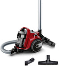 Bosch Hogar BGC05AAA2 Aspiradoras de trineo, Bosch - Aspirador sin bolsa, Serie 2, 700 W, 1.5 litros, Rojo