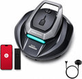 Pooleco Limpiafondos automático, Robot Aspirador Piscina sin Cable con Flotador, 3 Motores, Control por App y Mando, Estacionamiento Automático