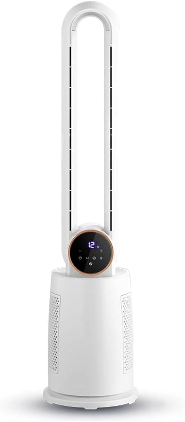 Ventilador de torre de Generic, torre sin aspas para dormitorio, ventilador de refrigeración silencioso de 41 pulgadas, oscilante de 120° con control