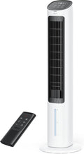 DREO Climatizadores evaporativo, Ventilador de Torre con Refrigeración, ventilador silencioso con enfriamiento por agua, enfriador evaporativo de 40