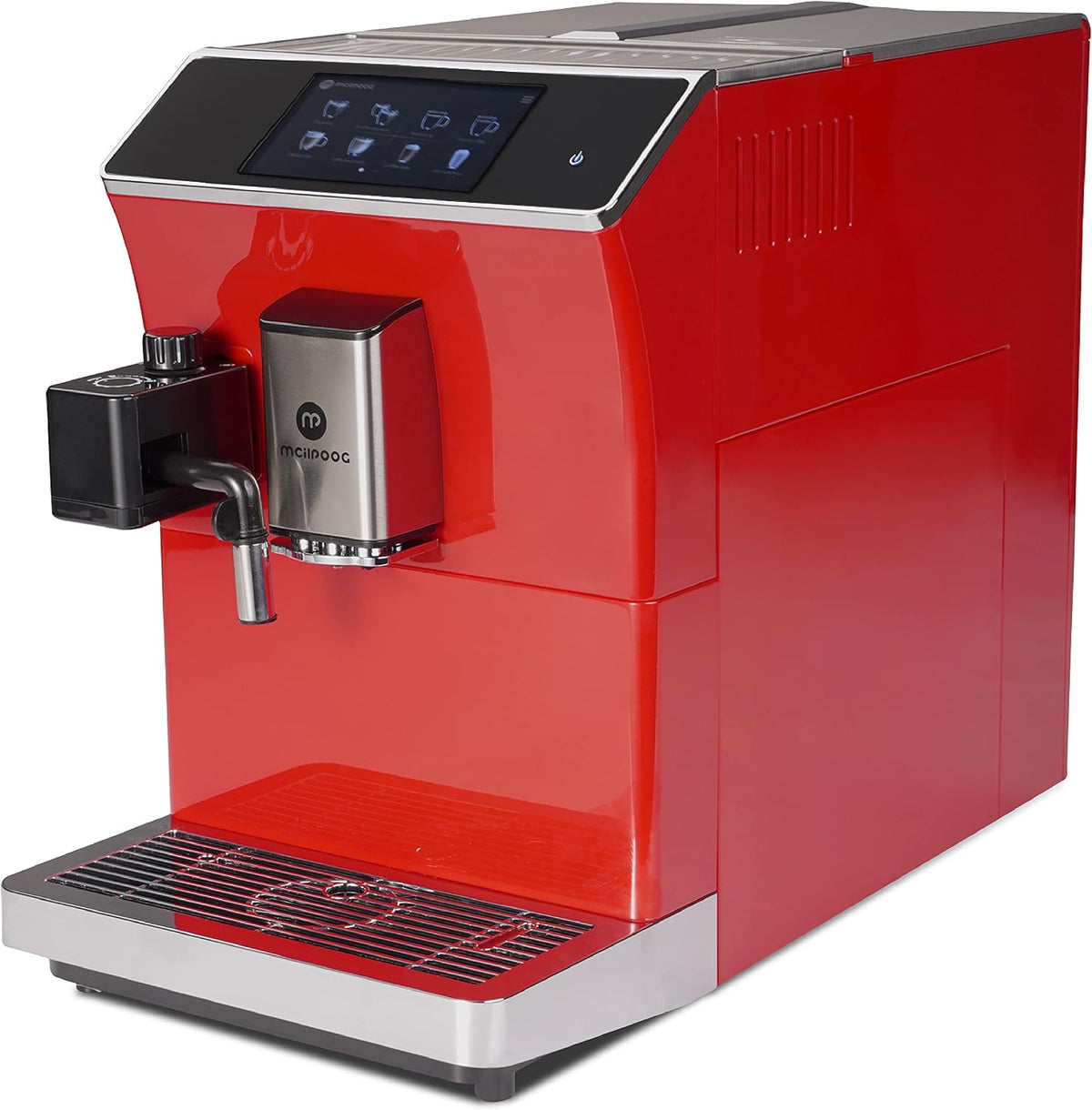 Cafetera automática Mcilpoog, WS203 - Máquina de espresso totalmente automática, presión de bomba de 19 bar para extracción equilibrada, 16 variedades