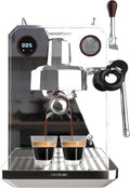 Cecotec Cafeteras individual, Cafetera Express Barista Baristeo Intima, Cafetera Espresso Barista Profesional, Sistema de Pre-Infusión, Bomba de 15