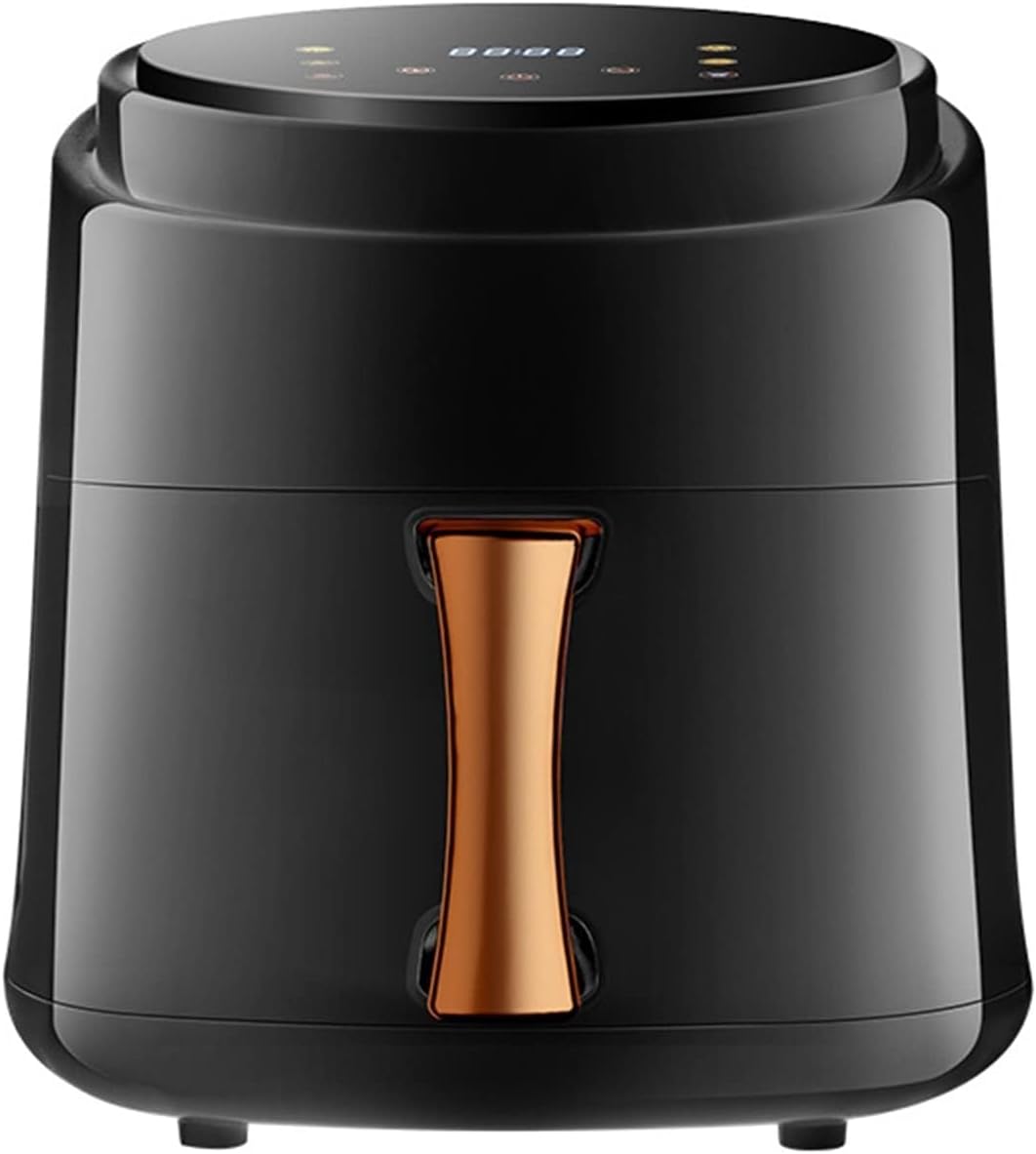 Freidora de aire Generic, Horno freidora de aire con circulación rápida de aire, cocción sin aceite, gran capacidad, temporizador y temperatura