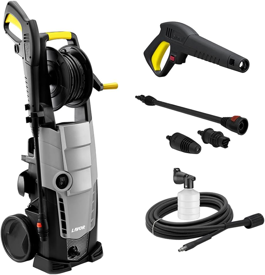 Limpiadoras a presión Limpiador de Alta presión para Galaxy 160 Essential GL con enrollador, Potencia 160 Bar MAX, caudal 510 l/h MAX, Motor 2500W