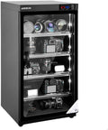 Deshumidificador Armario seco electrónico para lente de cámara y electrónica, deshumidificador digital con pantalla LED, almacenamiento seguro ultra